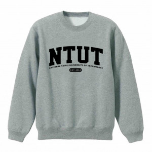 NTUT經典款美式大學T_灰